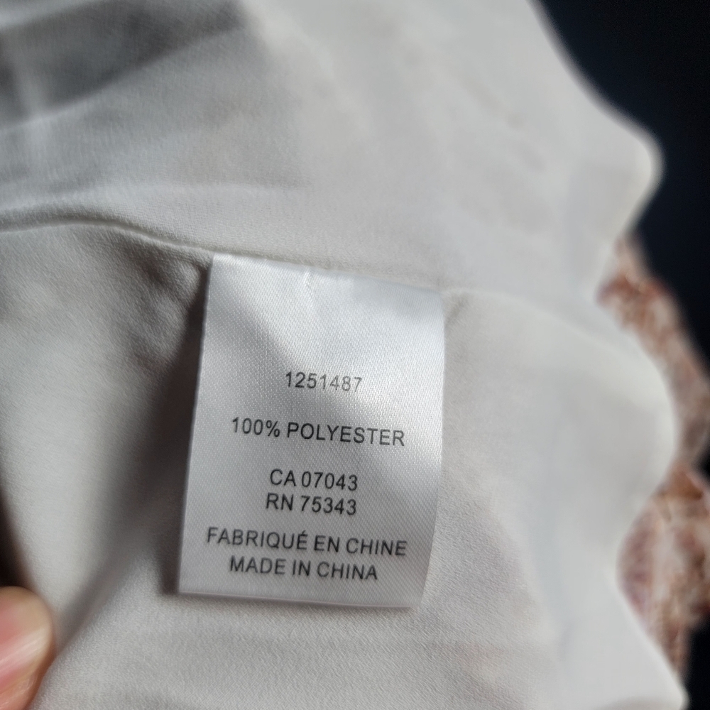 House of Harlow x Shona‎ Joy Colette Paisley Ruched Smocked Mini Dress Mock Neck - Picture 10 of 11